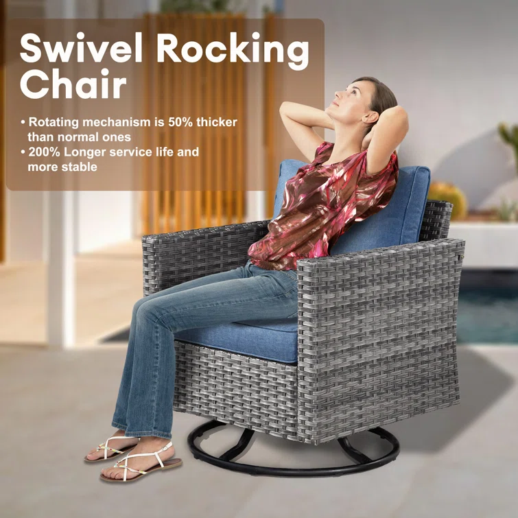 Hop 5 - Person Outdoor Seating Group with Cushions