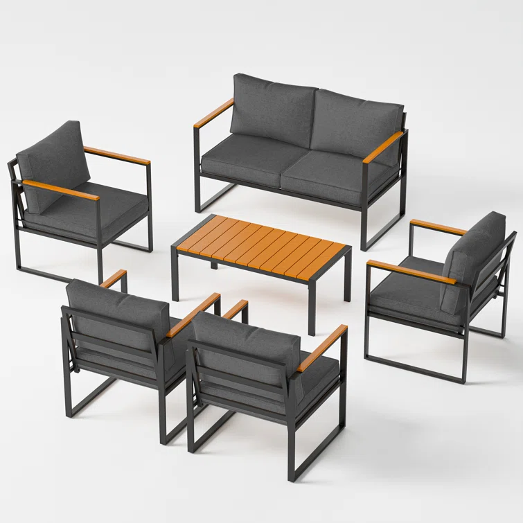 Ellamay Outdoor Seating Group With Cushion