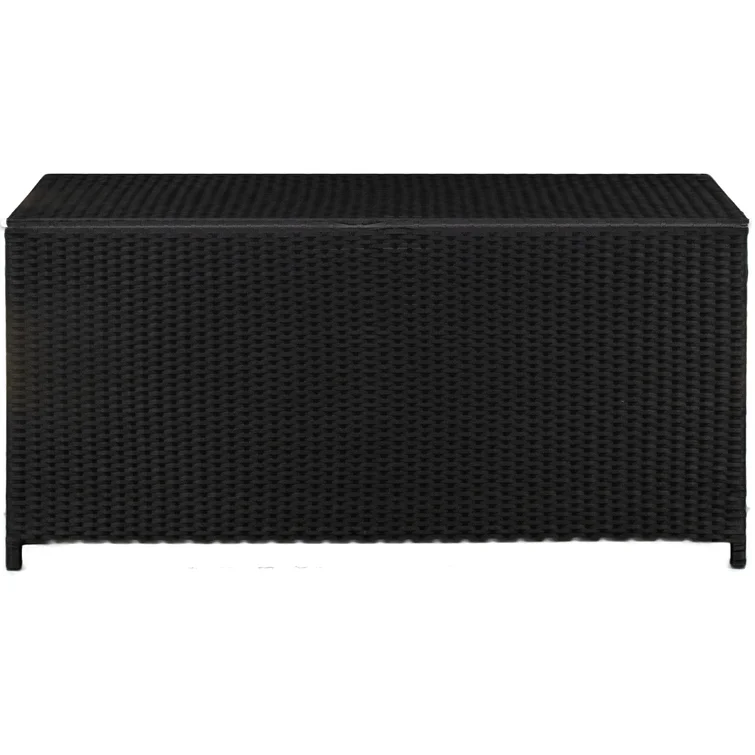 Latitude Run® Oliveira 46.5'' W 50 Gallons Water Resistant Wicker Deck Box