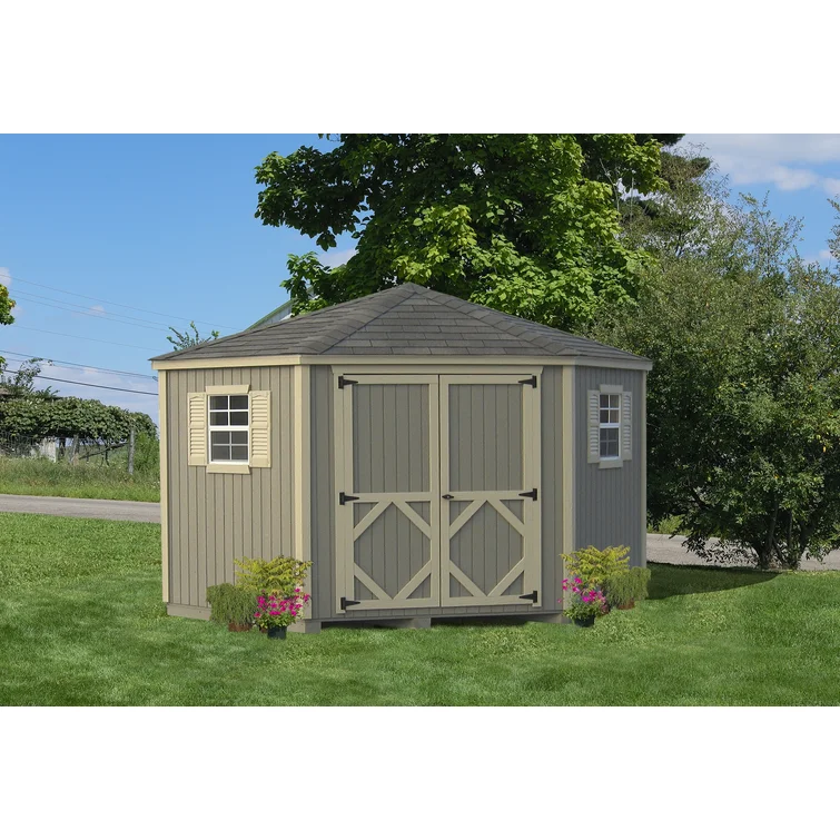 10' W x 10' D Classic 5 Corner Shed