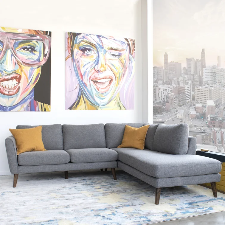 Tollison 2 - Piece Upholstered Sectional