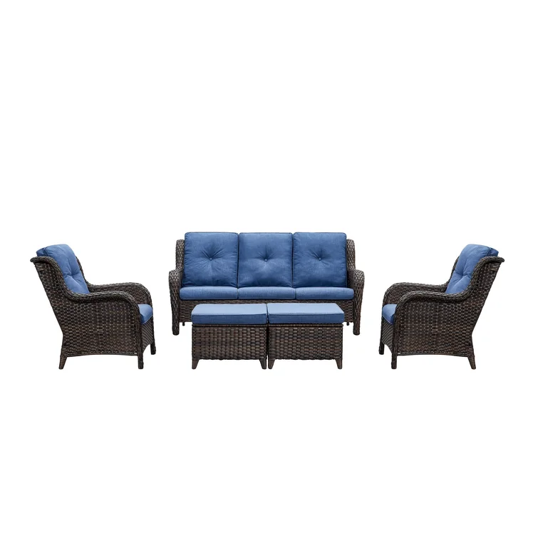 Carolina 7 - Person Outdoor Seating Group with Cushions