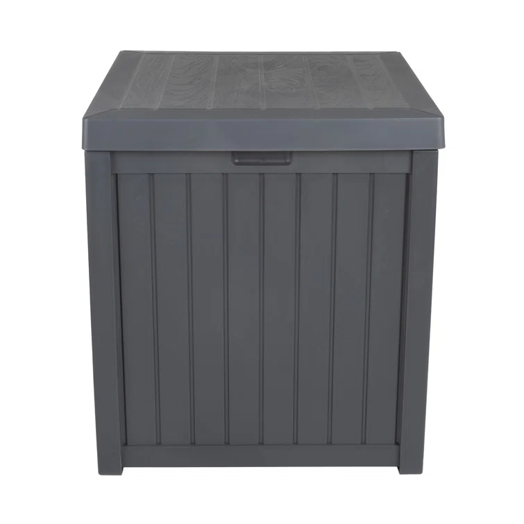 Outdoor Storage Box - 50 Gallon Deck Box for Pool Accessories or Patio Furniture Cushions - Deck Boxes Outdoor Waterproof Fade-Resistant by Pure Garden