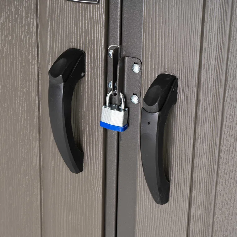 Lifetime 8 Ft. x 12.5 Ft. High-Density Polyethylene (Plastic) Outdoor Storage Shed with Steel-Reinforced Construction