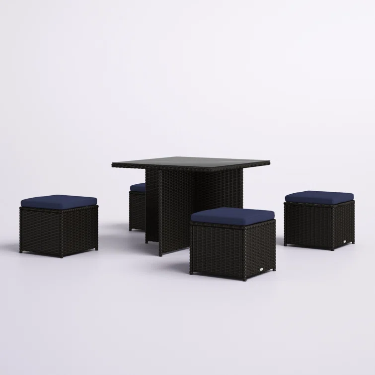 Outdoor Dining Set with Cushions