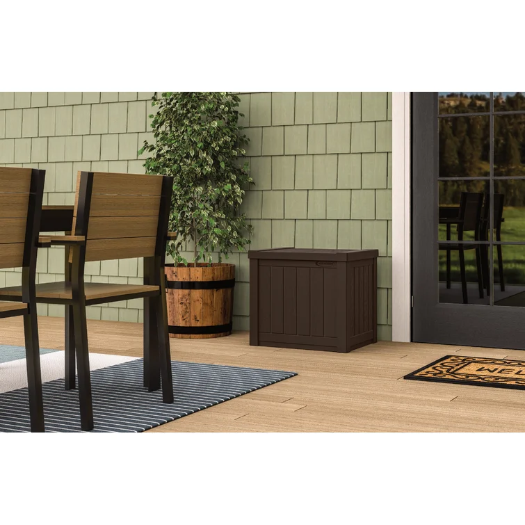 Suncast 22 Gallons Water Resistant Resin Deck Box