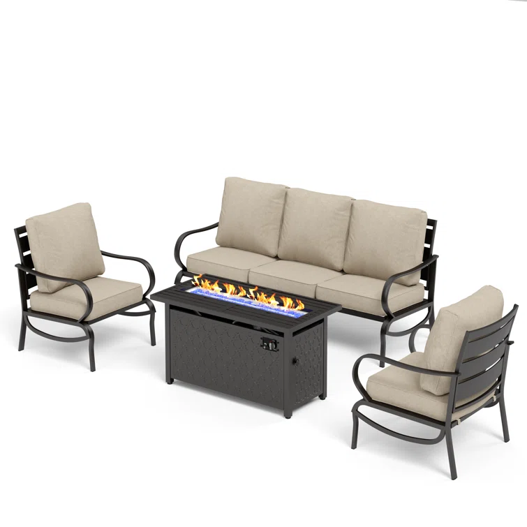Tapasi 5 - Person Outdoor Seating Group with Cushions