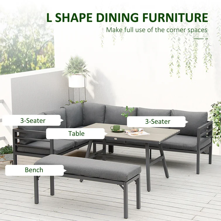 6 - Person Outdoor Seating Group with Cushions