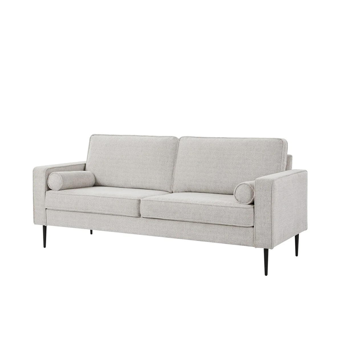 Mid-century Modern Upholstered Chesterfield Tufted Fabric Sofa Couch With High-tech Fabric Surface For Living Room