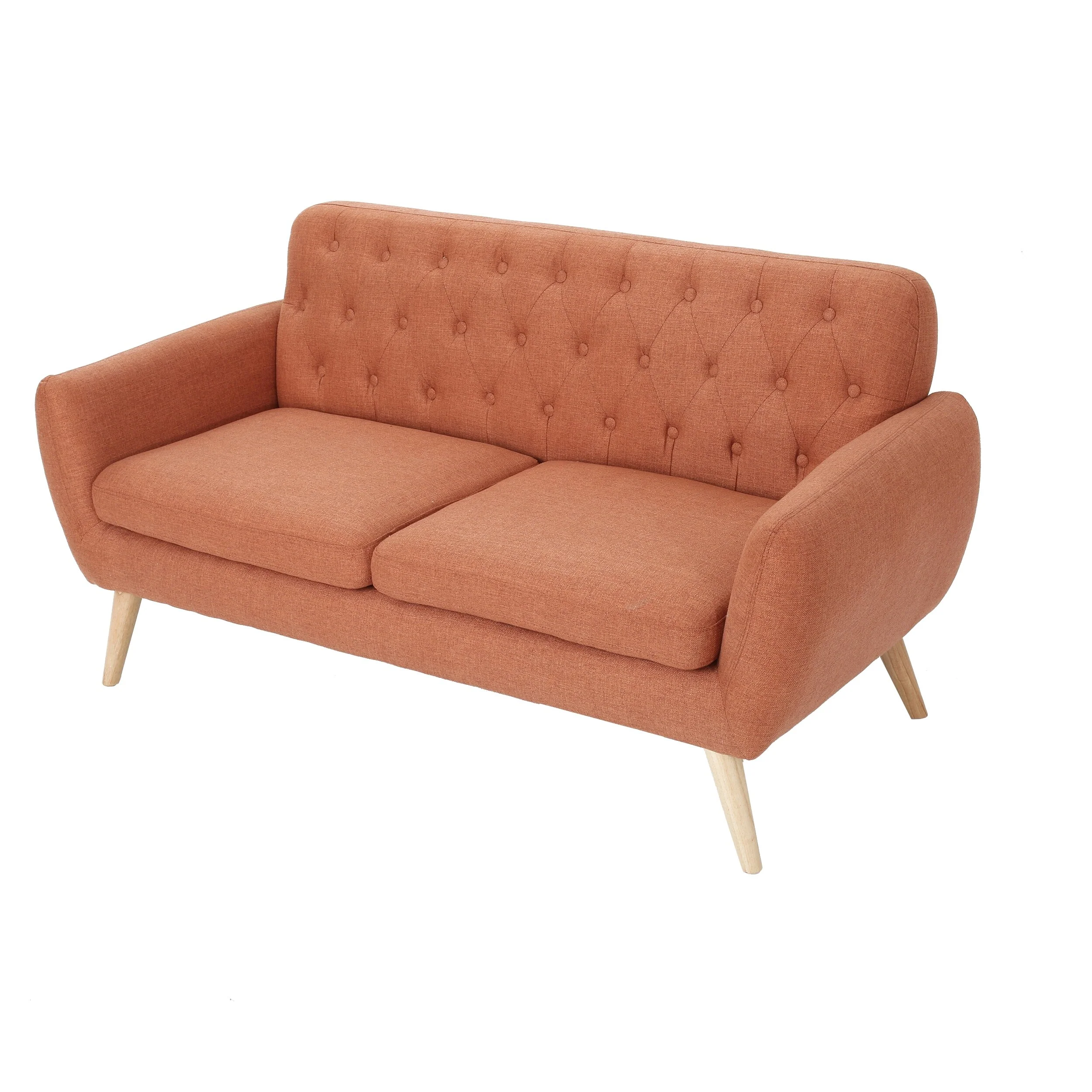 Bernice Mid-century Modern Petite Sofa by Christopher Knight Home