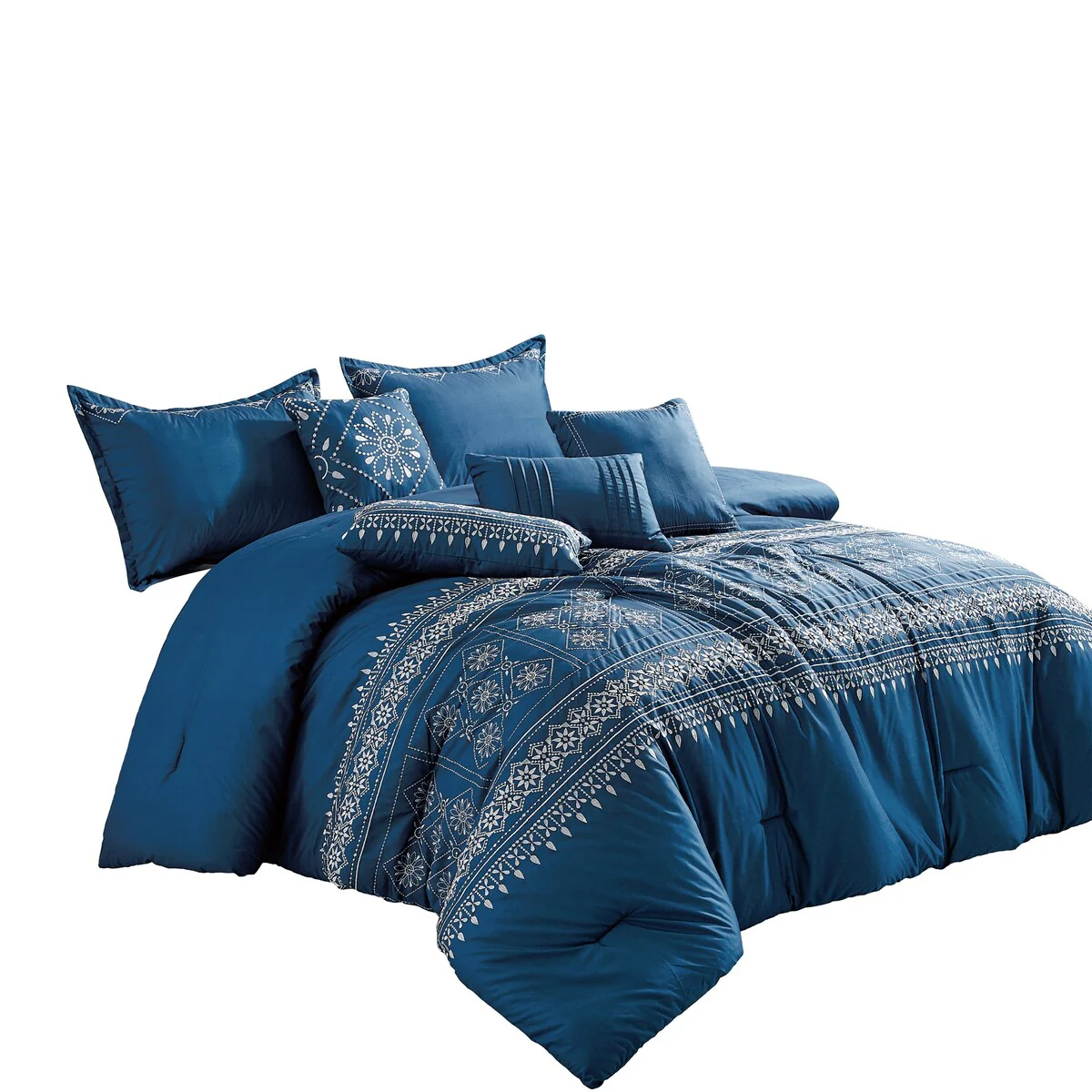 Indira Luxury 7 Piece Comforter set