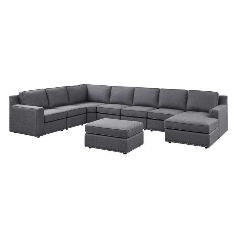Aindriu 8 - Piece Upholstered Sectional