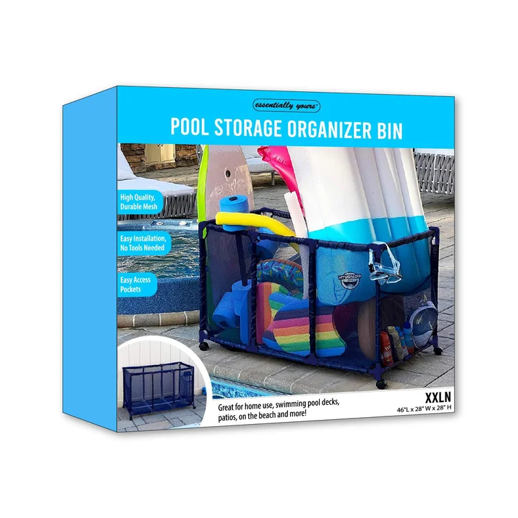 Essentially Yours 46'' W 0 Gallons Water Resistant Plastic Deck Box with Wheels