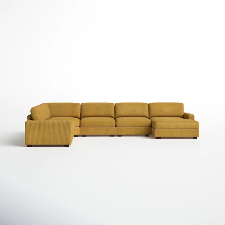 Aristedes 6 - Piece Corduroy Sectional