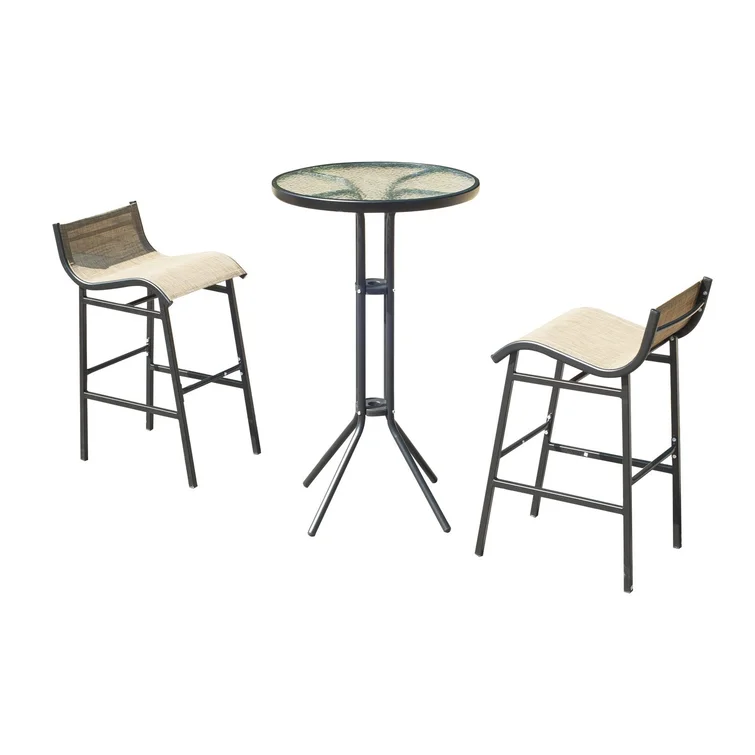 Hessler 2 - Person Round Outdoor Dining Set