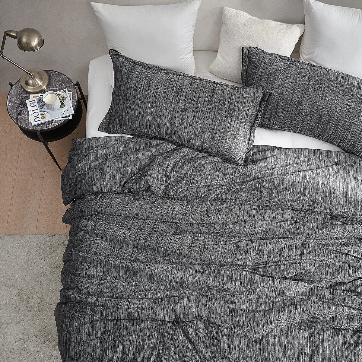 Cool Cool Summer? - Coma Inducer? Oversized Comforter Set - Black