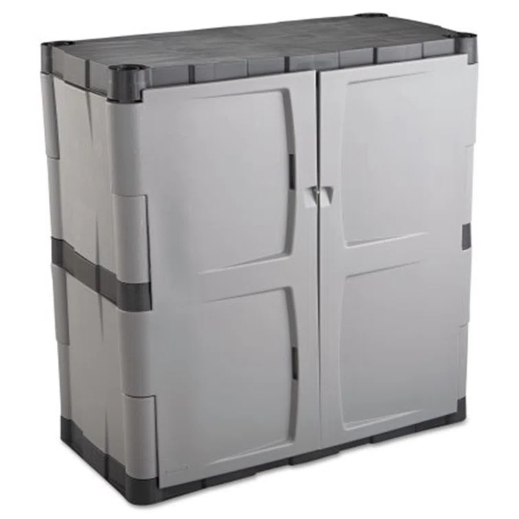 37" H x 36" W x 18" D 2 Door Storage Cabinet