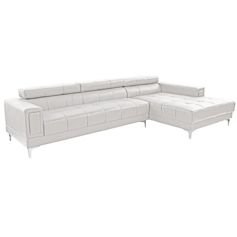 Mclin 2 - Piece Faux Leather Sectional