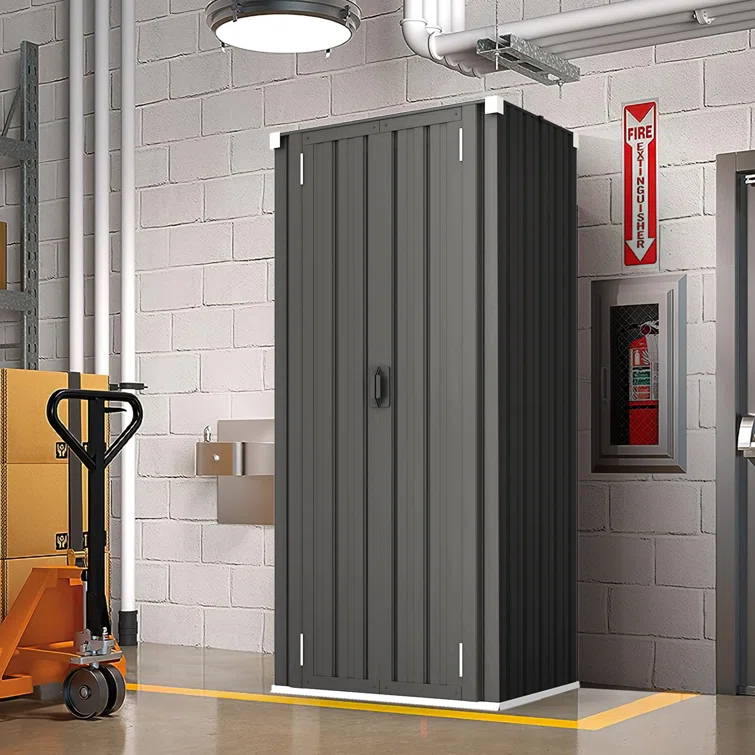 Stetsonville Metal Single Storage Cabinet ( 69.9'' H x 29.9'' W x 21.9'' D)