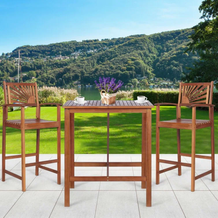 Payee 2 - Person Rectangular Outdoor Dining Set