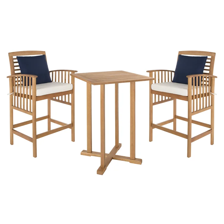 Kirsta 2 - Person Square Outdoor Dining Set with Cushions