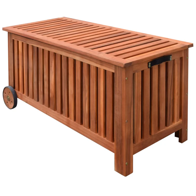 Patio Storage Box 46" x 20" x 23" Wood