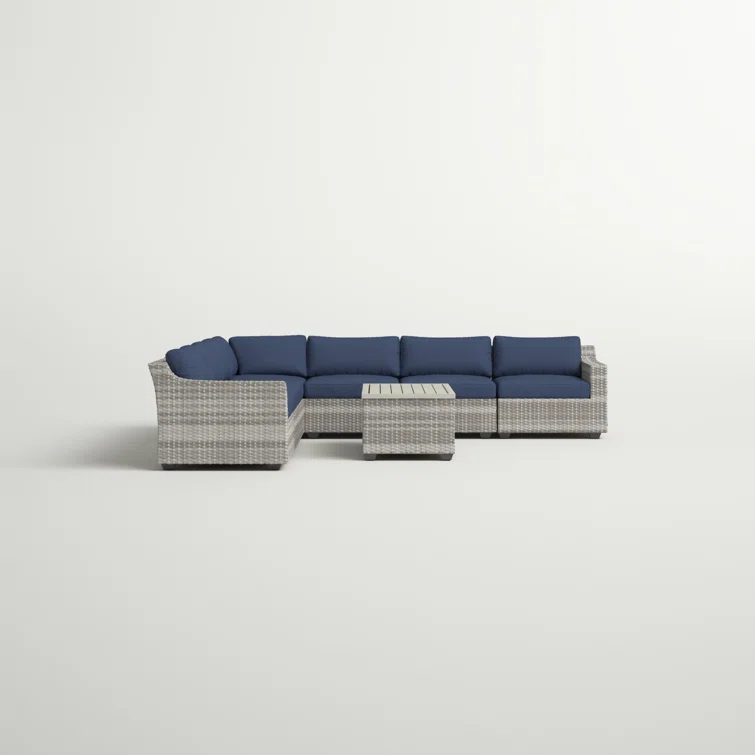 Bannister 6 - Person Outdoor Seating Group with Cushions