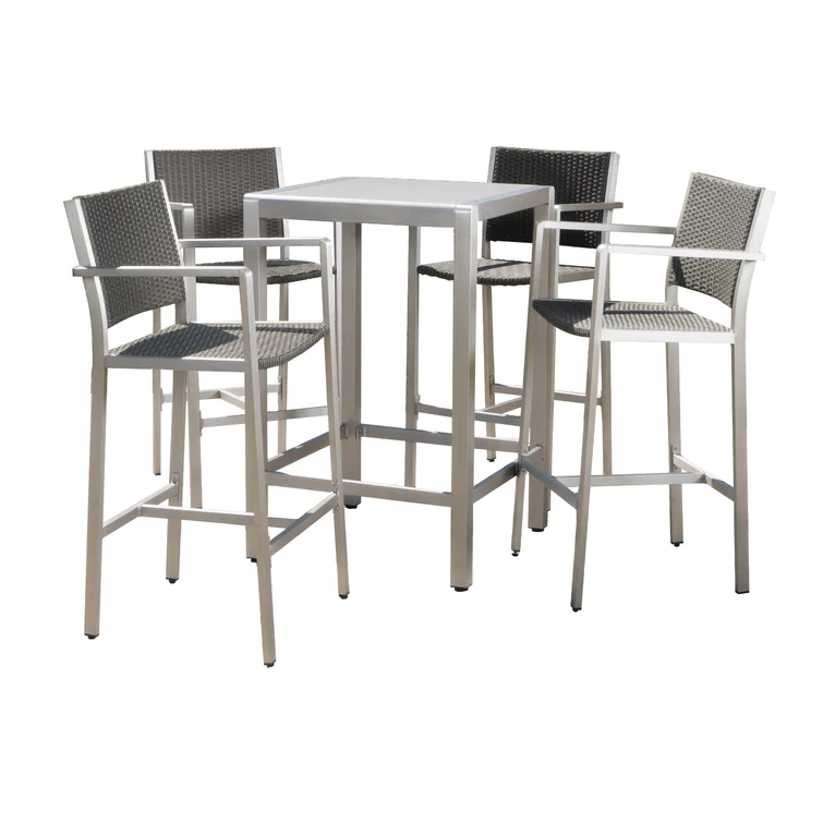 Caggiano 4 - Person Square Outdoor Dining Set