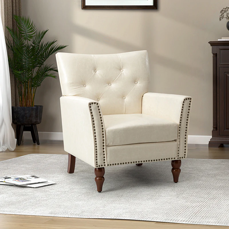 Klaus Vegan Leather Armchair