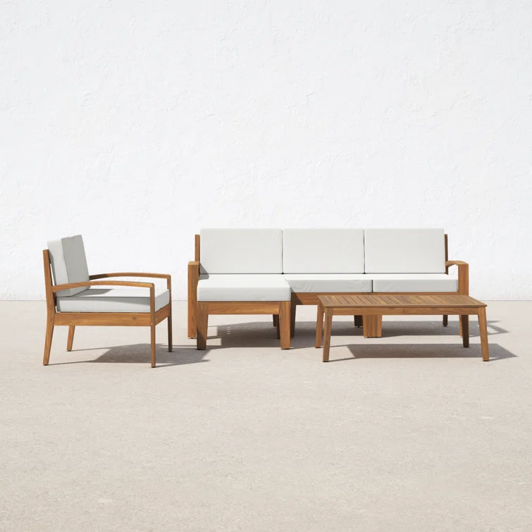 Penrock 5 - Person Outdoor Seating Group with Cushions