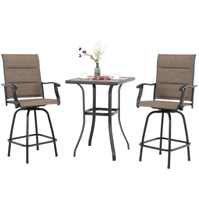 Rassie 2 - Person Square Outdoor Dining Set with Cushions