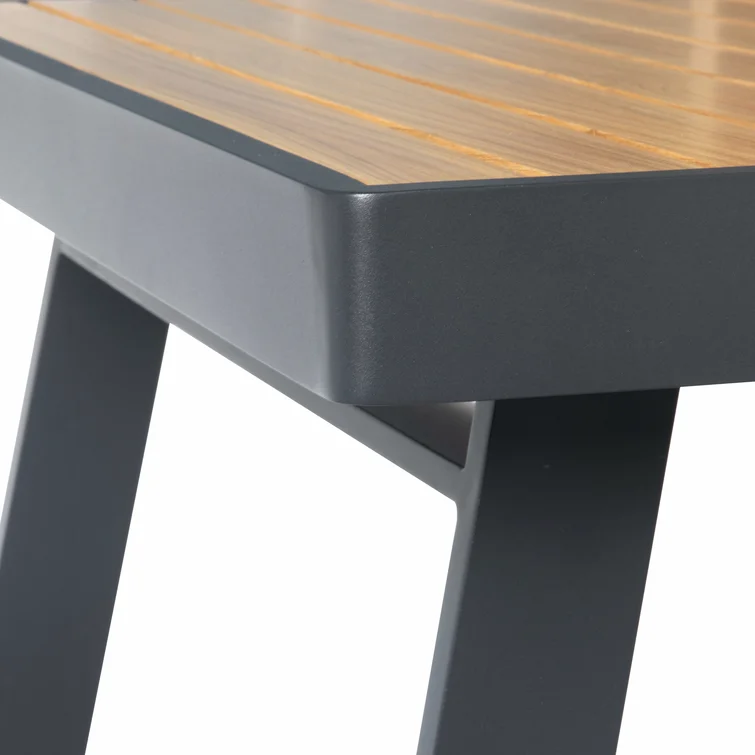 Nofi 5-Seater Outdoor Sofa Set With Cushions, Aluminum Frame