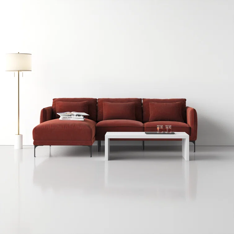 Rae 2 - Piece Velvet Sectional