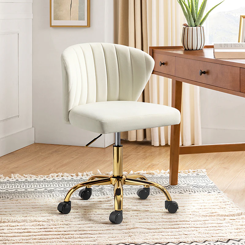 Chandra Velvet Office Chair