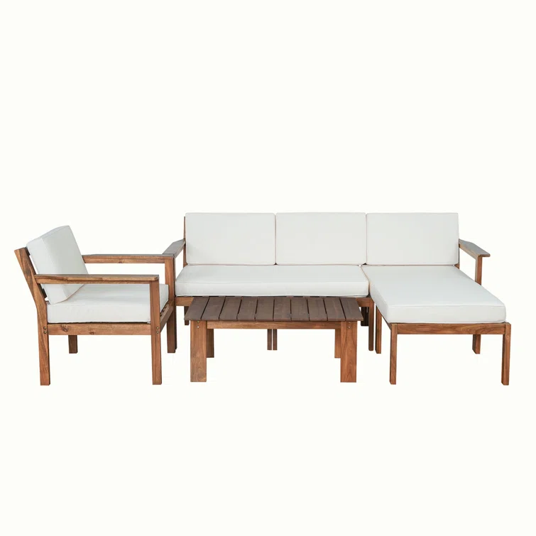 Olaiya 6 - Person Outdoor Seating Group with Cushions