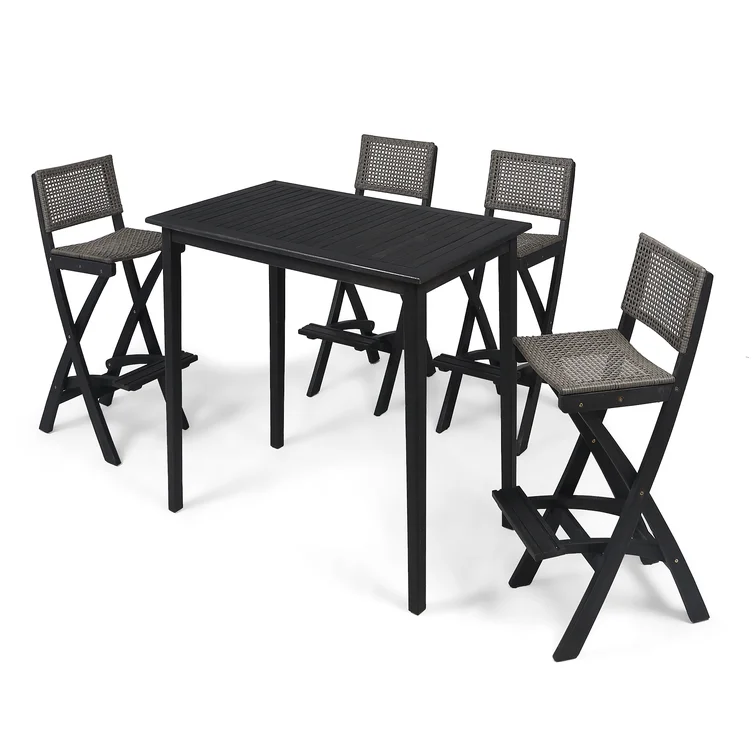 Aiyden 4 - Person Square Outdoor Dining Set