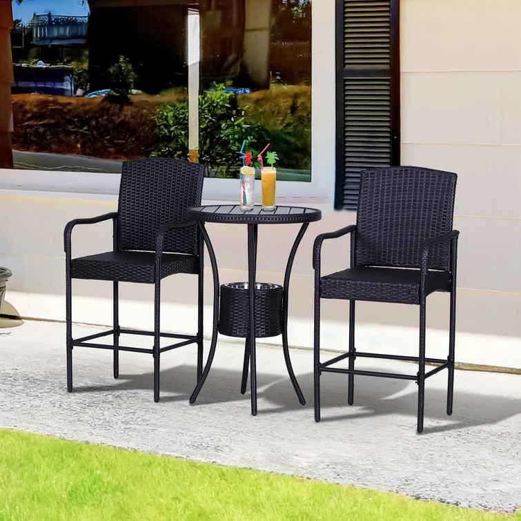 Capps 2 - Person Round Outdoor Dining Set