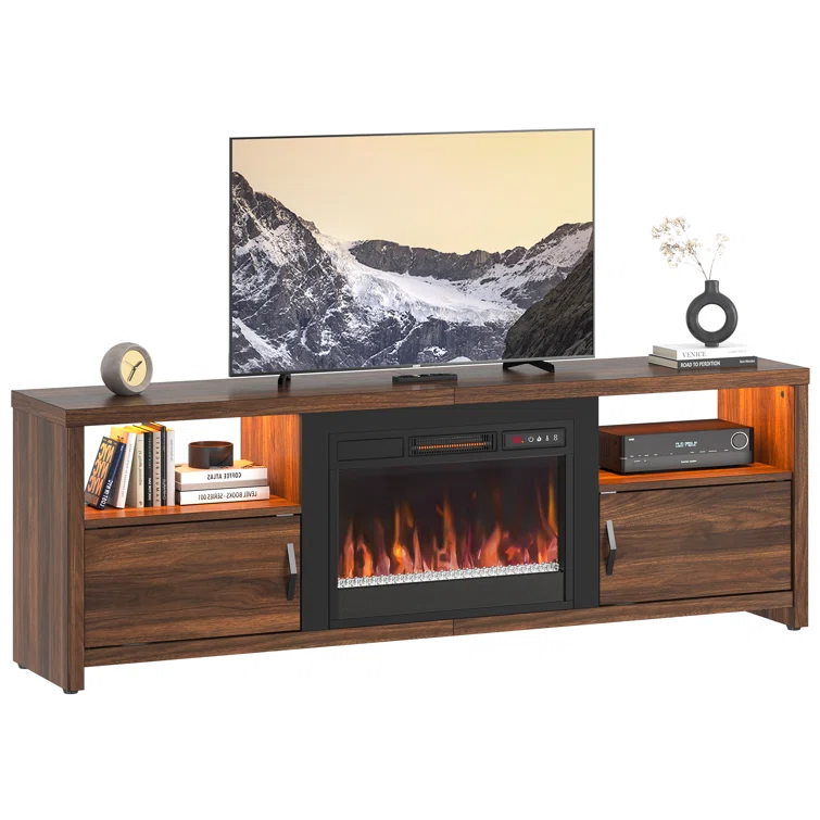 Brahma 70 inch Fireplace TV Stand for TVs up to 75
