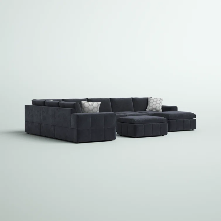 Boutin 9 - Piece Upholstered Sectional