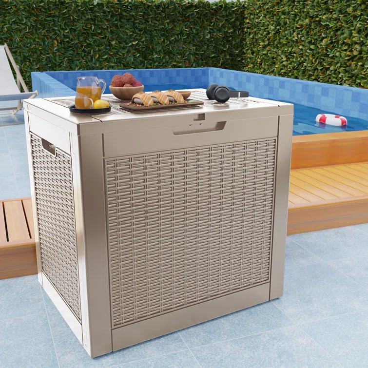 Durable Resin Outdoor Storage Organizer Deck Boxes