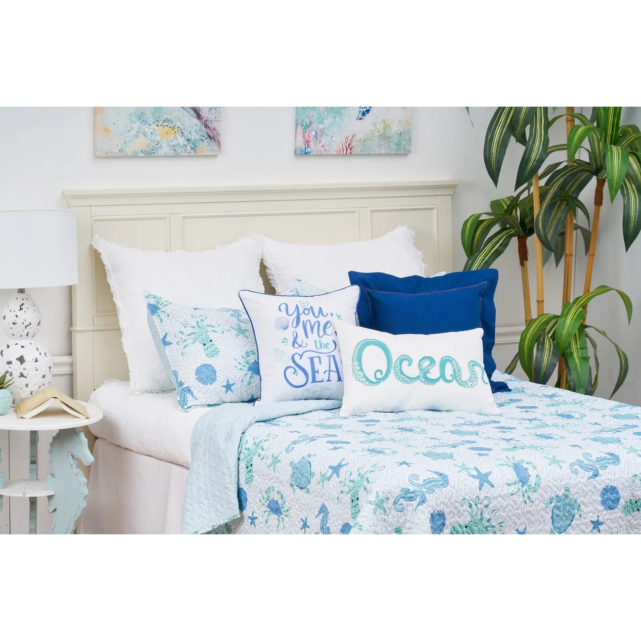 Outlook Beach Full/Queen Quilt Set