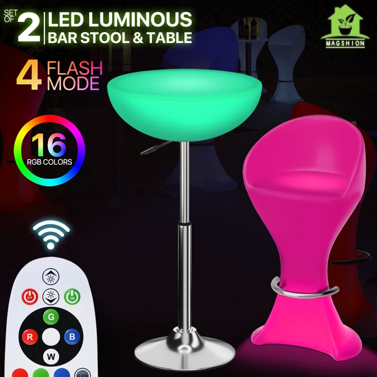 Round Outdoor Dining Set (Set of 2)