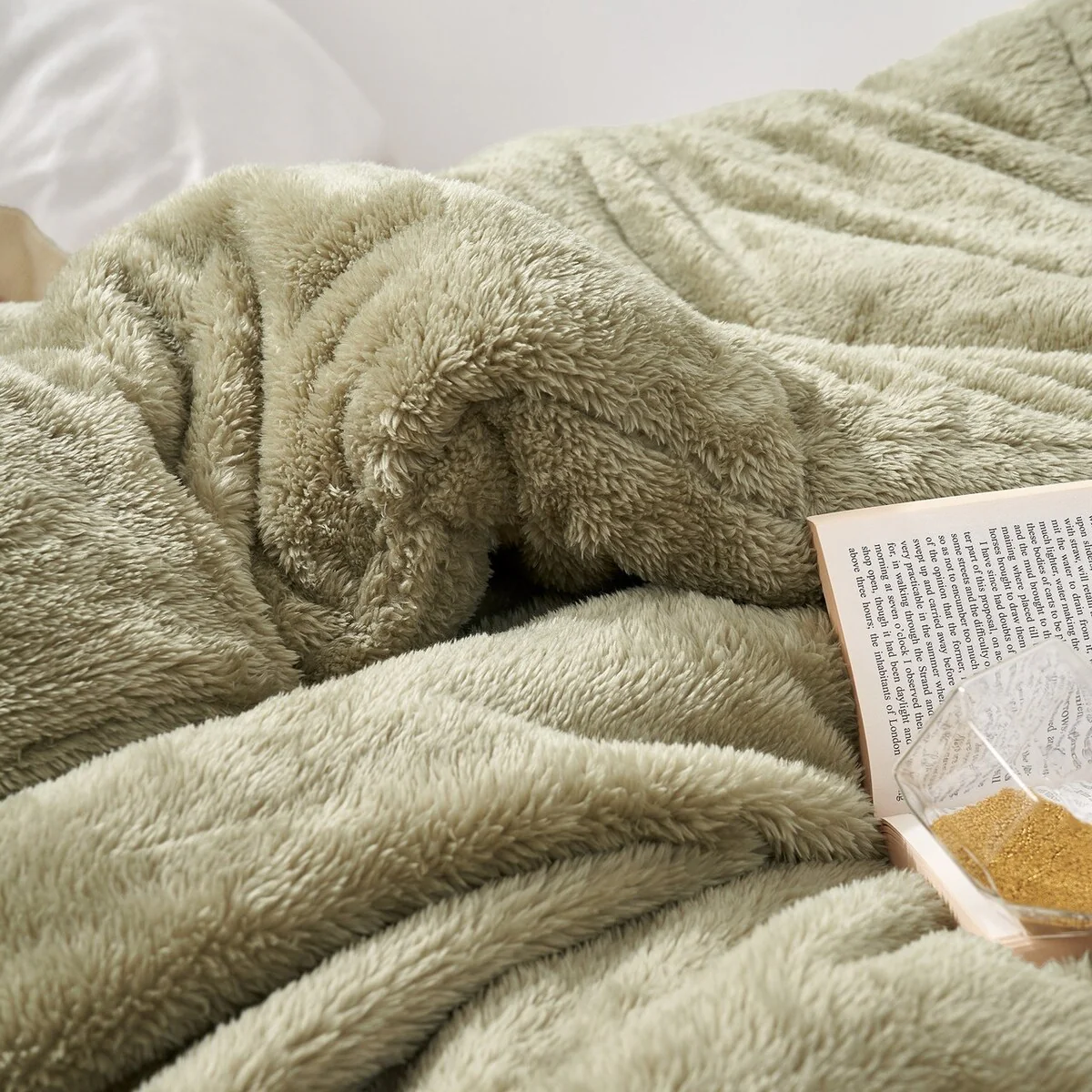 The Original Plush - Coma Inducer? Oversized Comforter - Mossy Gray