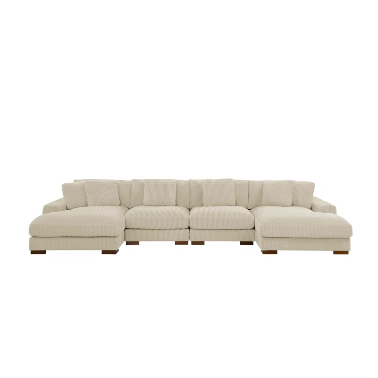 Satter 4 - Piece Corduroy Sectional