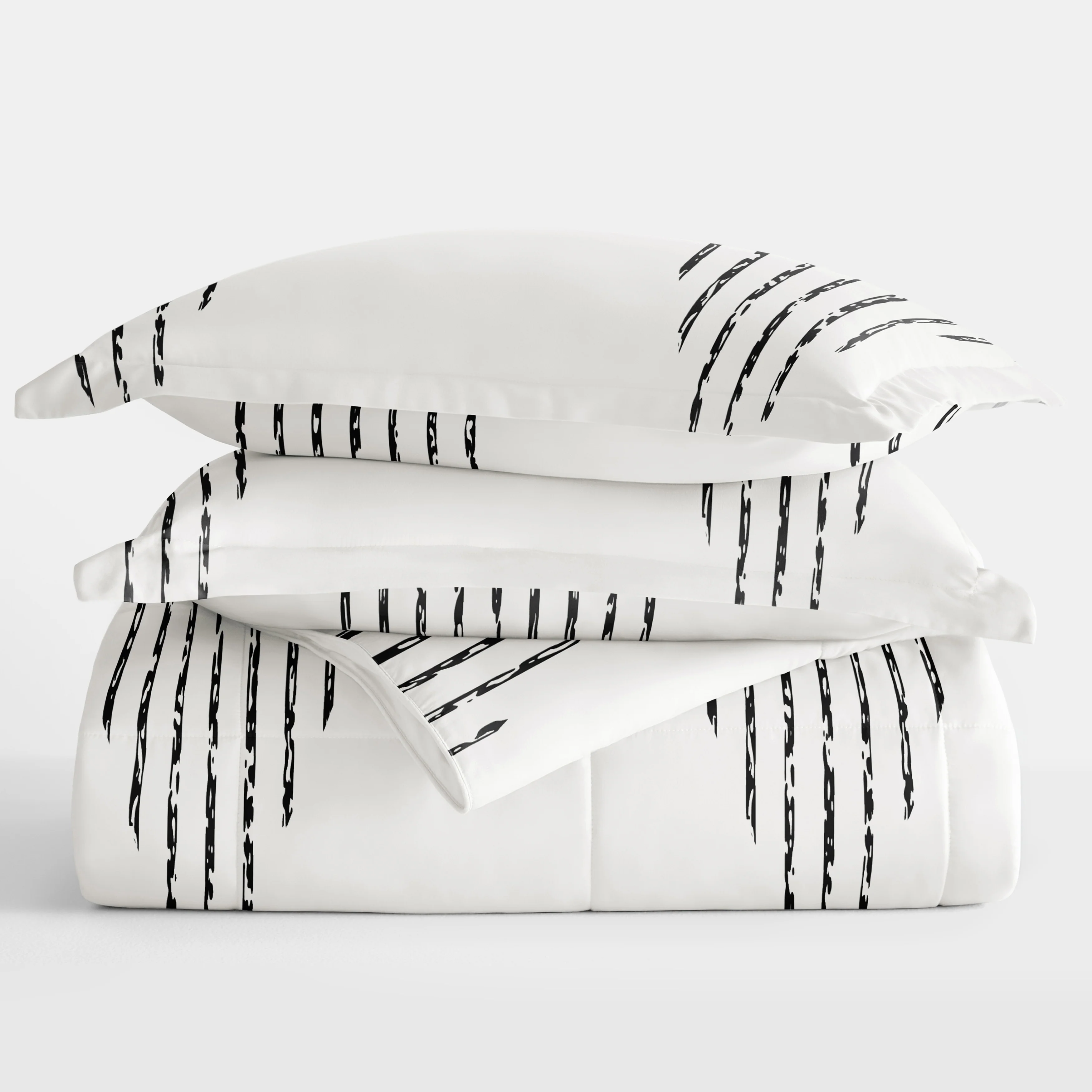 Becky Cameron Ultra Soft Diamond Stripe Down-Alternative Comforter