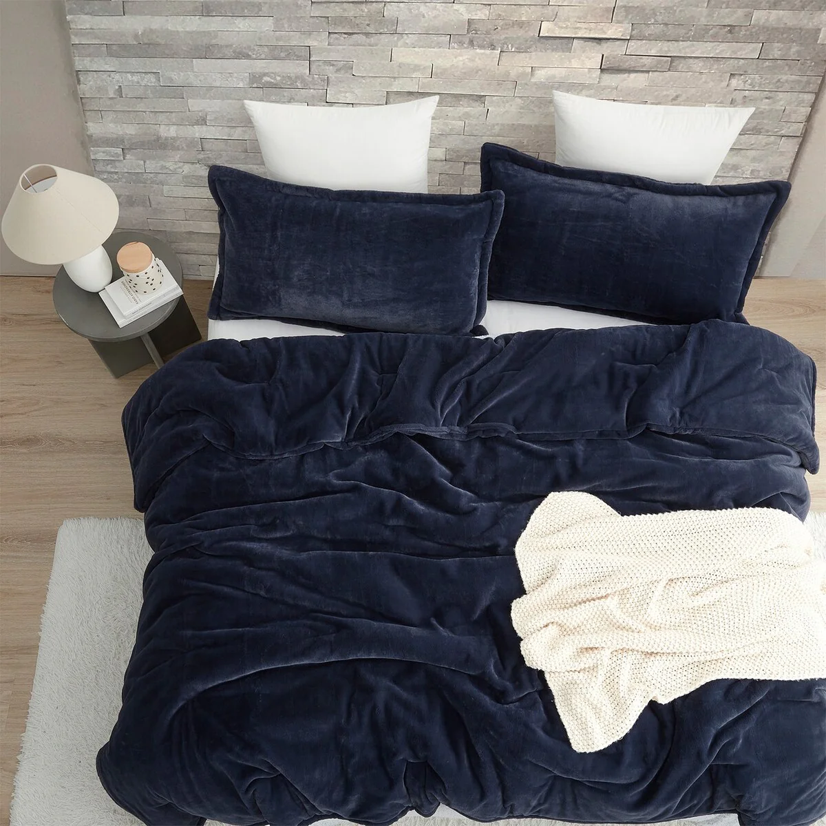 Softer than Soft? - Coma Inducer? Oversized Comforter Set - Blue Nights