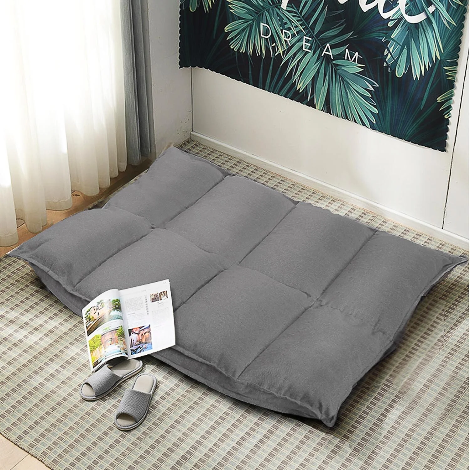 Modern Lazy Sofa Cute Futons Sets Comfortable Adjustable Sofa Bed