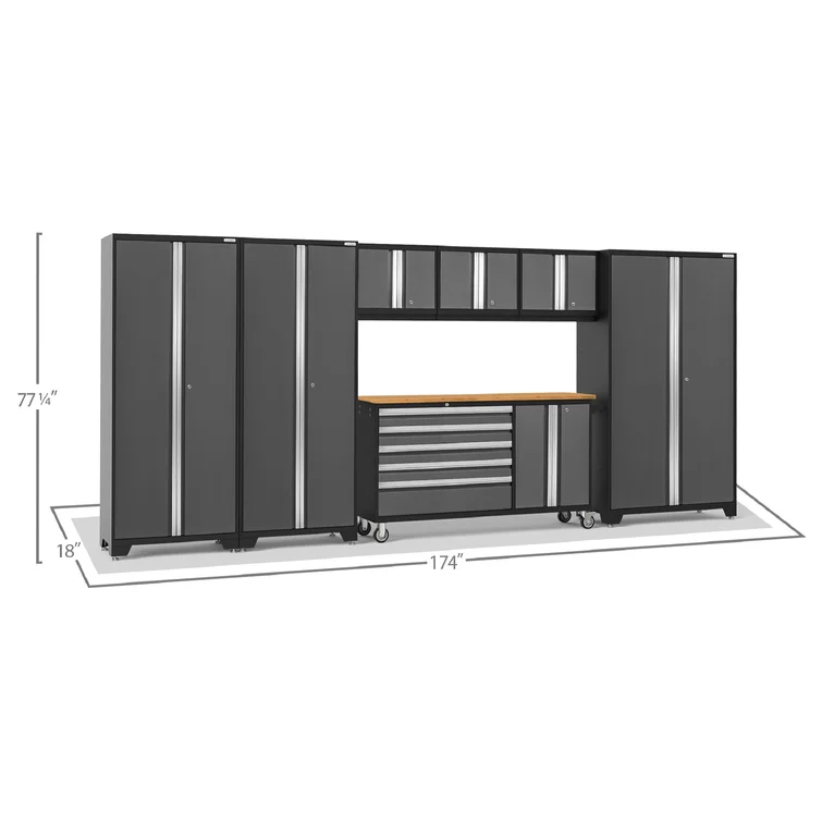 Bold Series 7 Piece Complete Garage Storage System