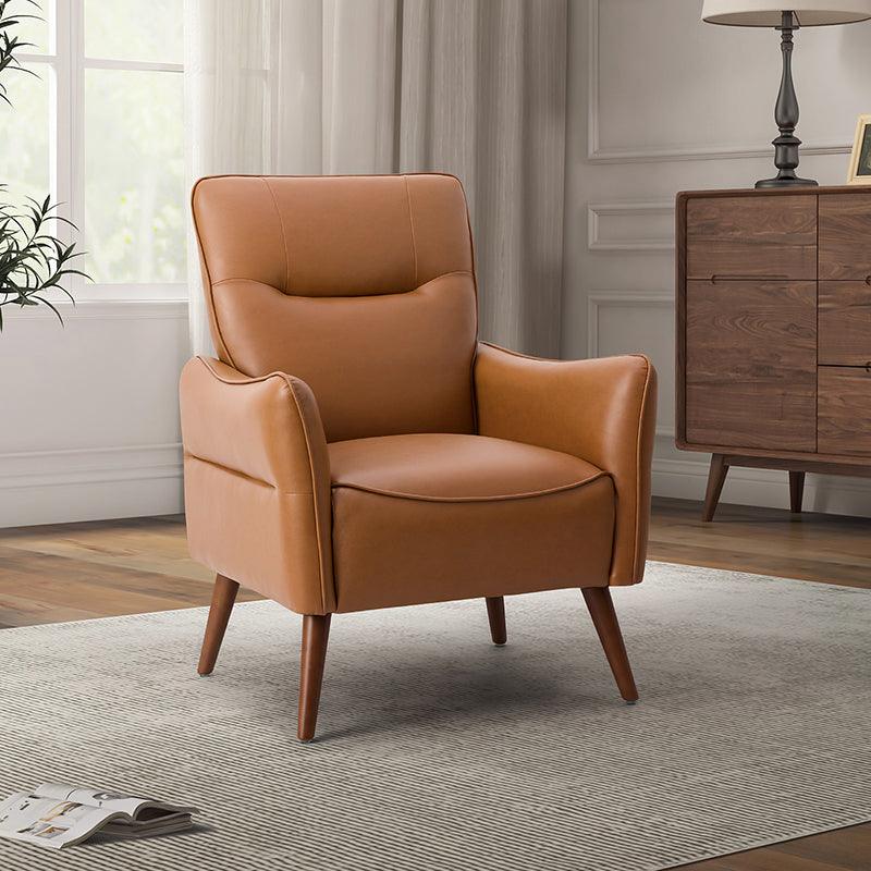 Clara Vegan Leather Armchair