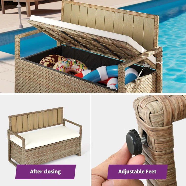 Balconera 70 Gallon Outdoor Storage Bench